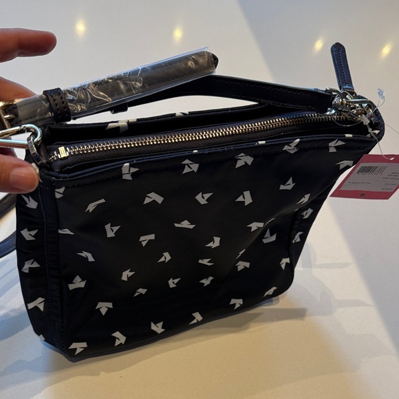 🆕 Kate Spade Daily Paper Boats Medium Swing Crossbody Shoulder Bag, Navy - Picture 8 of 10